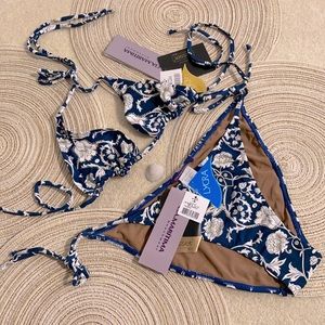 NWT M/L CIA.MARITIMA string bikini full bottom